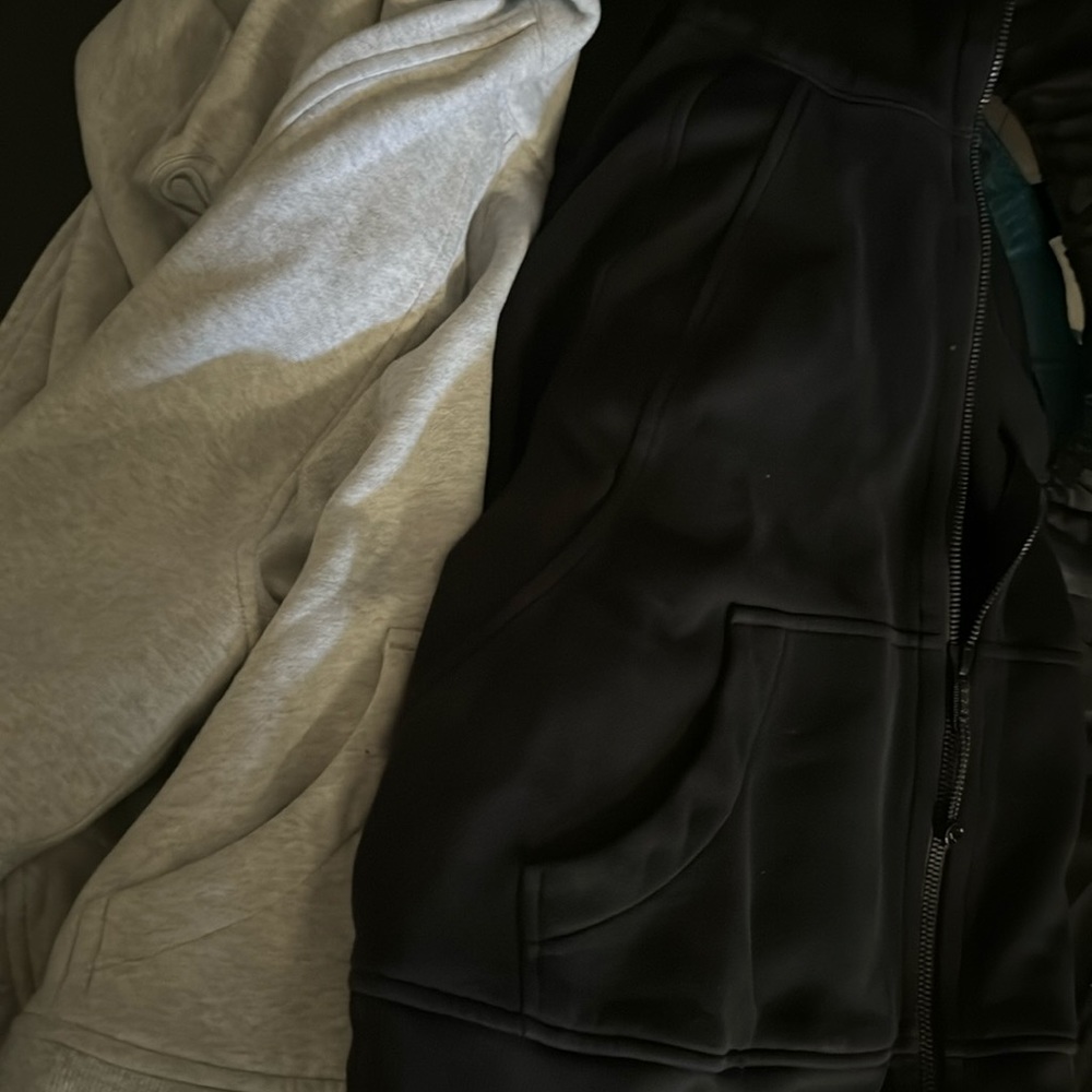 Two lululemon scuba full zip jackets.